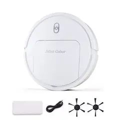 GIOIO - Robot aspirador inteligente 3 en 1 para hogar con carga-Blanco