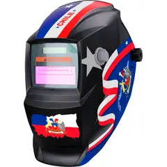 REDBO - Máscara de Soldar Fotosensible RB-LY-E33 "Edición Chile" (Automática, DIN 9-13, Diseño Especial)