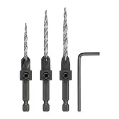 DEWALT - Set 3 Brocas Avellanadoras #6 - #8 - #10 Dw2535