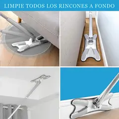 MOVI - Mopa y Trapeador de Microfibra Autoestrujable Limpieza Fácil