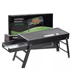 GENERICO - Parrilla BBQ de Carbón barbacoa portátil