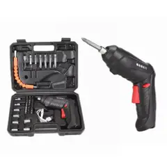 GENERICO - Destornillador Eléctrico inalanbrico 3.6v, 47pcs Negro 4.2 50/60