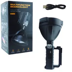 GENERICO - Foco Busca Camino LED Modelo W5120 Con Tripode Y Recargable Por USB