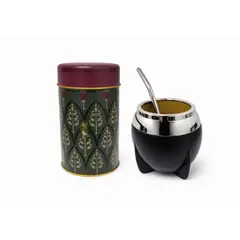 GENERICO - Pak Mate + Bombilla + Dispensador De Yerba Premium Anymate
