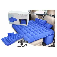 GENERICO - Colchon inflable para carro auto viajes y camping Cama inflable portátil incluye inflador