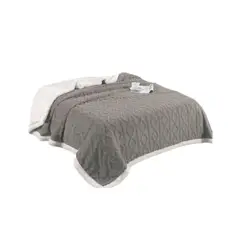 GENERICO - Elegante Frazada Manta Polar Sherpa Térmica King