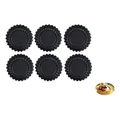 PASTELERIUSCL - Pack 6 Moldes De Tartaleta Molde Tarta Individual Fija 10,5 molde tartaleta insumo reposteria