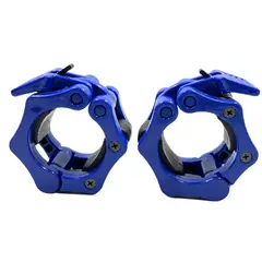 GENERICO - Collarines Para Barras De Discos Azules