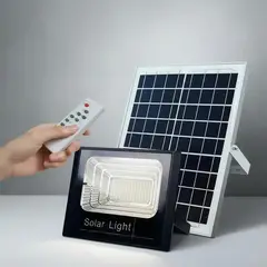 GENERICO - Foco luminaria Solar 300w + Panel Solar+control