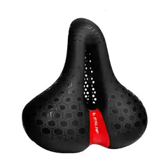 GENERICO - Asiento Sillin Bicicleta Antiprostático Ultra Ligero Amortig Negro