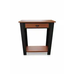 MARFELD MUEBLES - MESA DE ARRIMO CON UNA DIVISION NEGRO CAFE