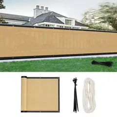 KOKILA - Valla De Protección Privacidad Con Fijaciones Balcony 1x5m