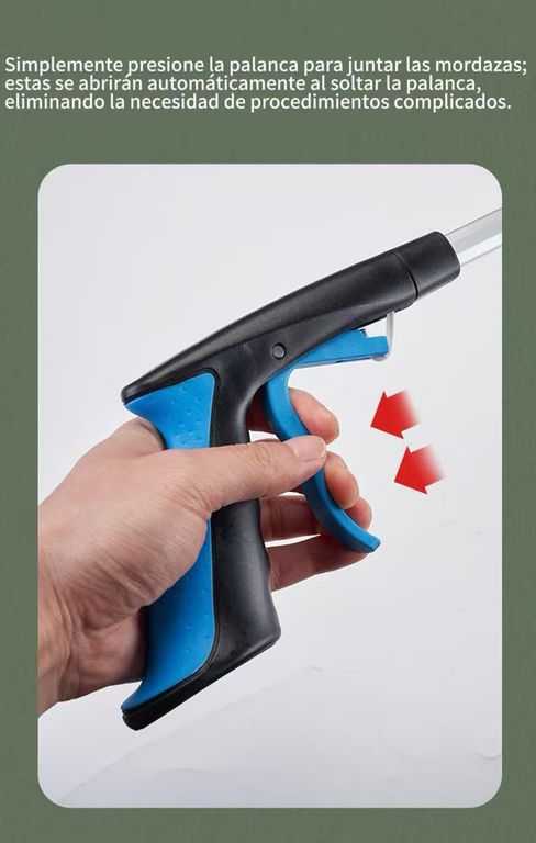 2 Uds Pinza Recolectora Plegable De Aluminio Reforzado