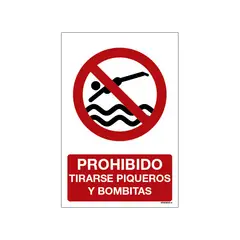 MAU PRINT - Prohibido Tirarse Piqueros y Bombitas 20x30