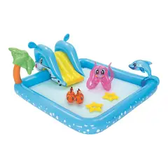 BESTWAY - Piscina Y Juegos Inflable Acuario 2.39Mx2.06Mx86Cms