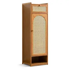 IDEEHOUSE - Zapatero Organizador Hogar Firme Bambu 31x31x94cm Marrón