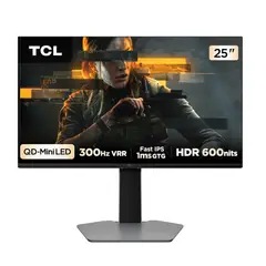 TCL - Monitor Gamer 25" QD-Mini LED 25G64 FHD 300Hz