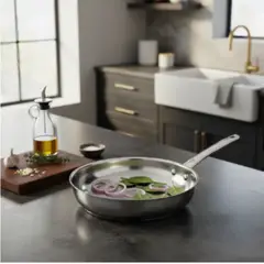 WENS - Sartén de Acero inoxidable Umbra 24 cm Cocina