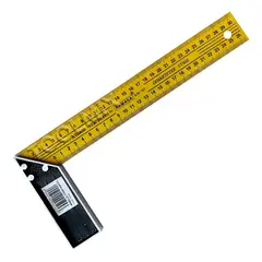 KAMASA - Escuadra Carpintero Esquina 12 Pulgadas Acero Temp
