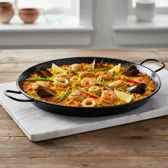 LA VALENCIANA - Paellera Esmaltada 42 cm