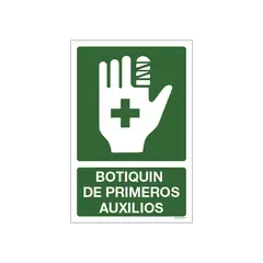 MAU PRINT - Señaletica de botiquin de primeros auxilios 20x30