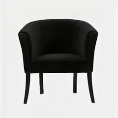 MUEBLES NEW - SITIAL AMERICANO NEGRO FELPA
