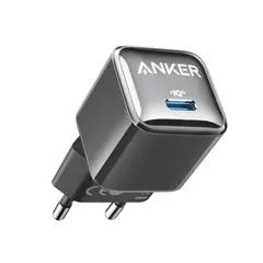 ANKER - Cargador Carga Rápida 511 Nano Pro 20W USB-C PowerIQ 3.0 Negro