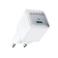 ANKER - Cargador Carga Rápida 511 Nano Pro 20W USB-C PowerIQ 3.0 Blanco