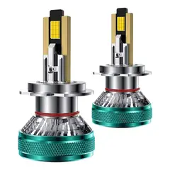 EVERSO - Kit Luces Ampolleta Led Auto H4 Impermeable Ip68 6500k