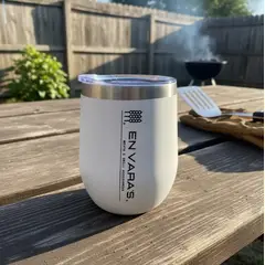 EN VARA'S MEATS & GRILL - Vaso Mug Térmico Grill Cervecero Whisky Blanco Bbq En Varas 360ml
