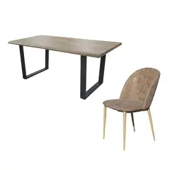 MSA MUEBLES SANTA ANA - Juego de Comedor Ranch 6 Sillas Vita (6 PUESTOS)