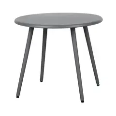 ESCANDINAVIA - Mesa De Centro Redonda Nórdica Gris 51x45