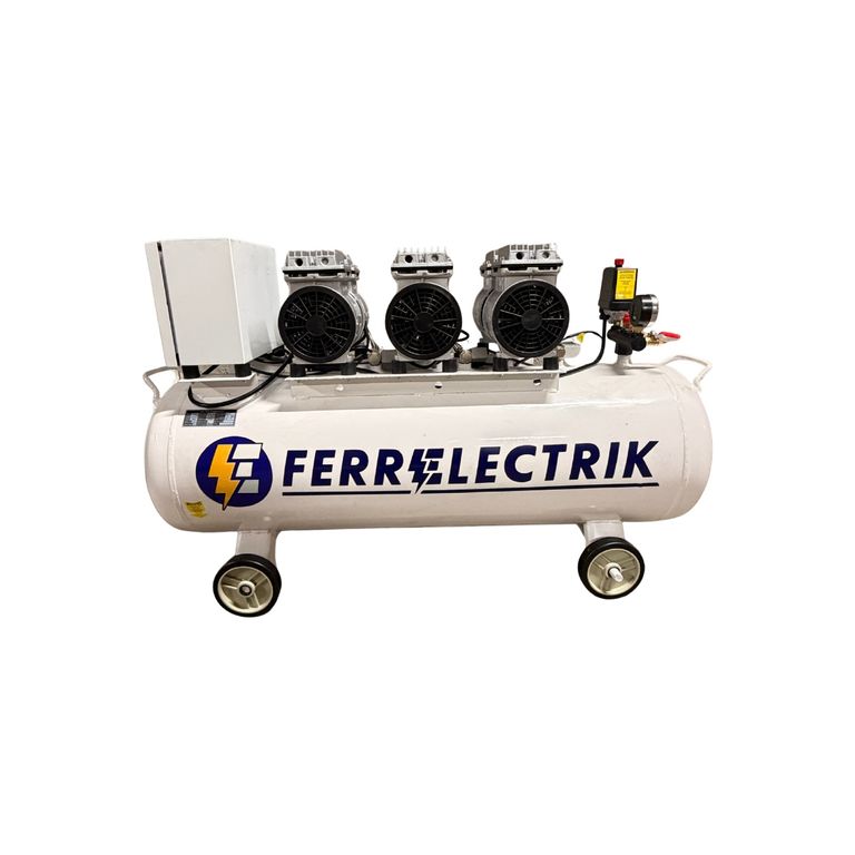 Compresor De Aire Dental 100l Silencioso Sin Aceite - 50hz60hz Monofásica