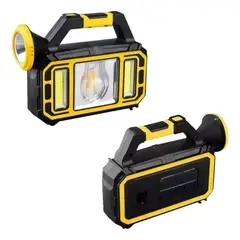 MOVI - LINTERNA DE EMERGENCIA RECARGABLE CON PANEL SOLAR Y POWER BANK