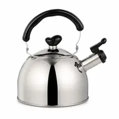 HOMESTAR - Tetera Silbadora Acero Inoxidable Cromado 4L