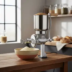 GENERICO - Genérica Molinillo Manual De Granos Semillas Plateado