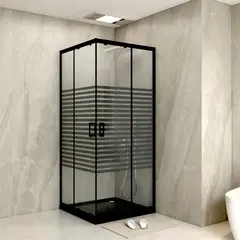 GENERICO - SHOWER MIXA 80X80X195 CM NEG 5MM