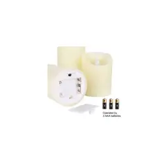 MOVI - SET 3 VELAS LED DECORATIVAS CON CONTROL