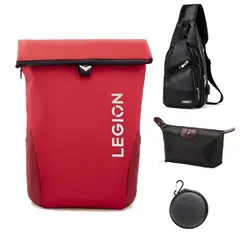 LENOVO - 4 en 1 Mochilas C3 Expansión plegable multifuncional Rojo