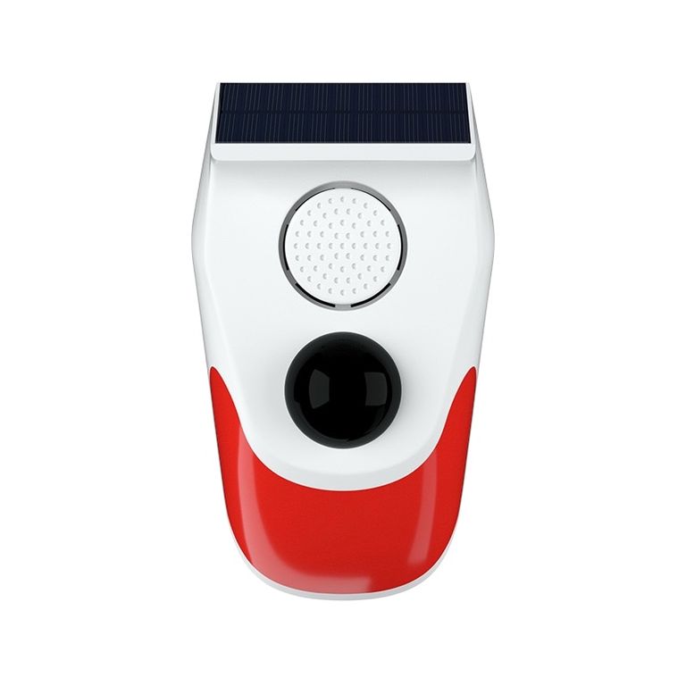 Alarma Solar Inalámbrica Con Sensor de Movimiento PIR 433 MHz para Exterior Hogar o Negocio