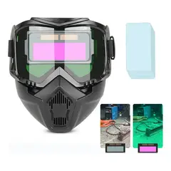 KUANGYE - 11pcs Máscara Eléctrica De Protección Automática Para Soldar
