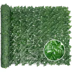 SUPERCENTER - Set 2 Malla Hojas Tupidas Artificiales Cerca Decoracion 3x1m