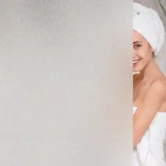 KUANGYE - Rollo De Película Para Ventana Esmerilada De 6m x 50cm Con Reverso Adhesivo