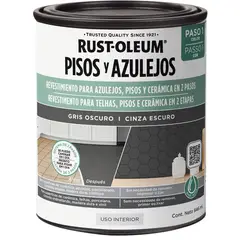 RUST OLEUM - PINT RUST-OL PISO BASE GRIS OSCURO 0946LT P1