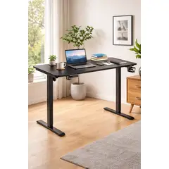 COSAS CASA - Escritorio Electrico Altura Regulable Negro