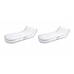 DRYHOOD - 2 Pack Sillón inflable piscina Santorini