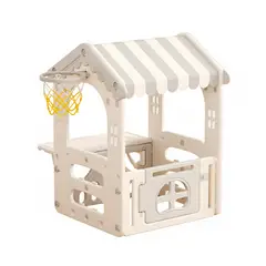 GENERICO - Casa Club Actividades Dream Beige Aro Basquet 112x108x115cm CAV-001 EJ012
