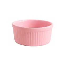 SUKEA - Mini Comedero Colgante De Cerámica Para Mascotas Pequeñas Rosa Claro