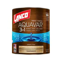 LANCO - BARNIZ AQUAVAR TRANSPARENTE 14 GL