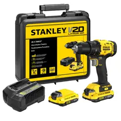 STANLEY - Kit Taladro Atornillador 20V + acces SCD701D2K-B2